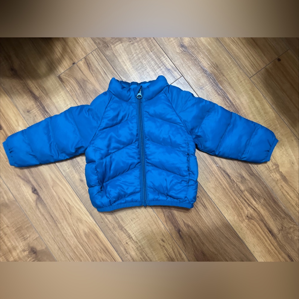 Wonder Nation Kids Blue Puffer Jacket